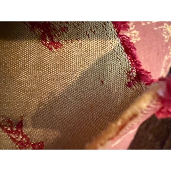 Vtg French Toile De Jouy Fabric "Les Ballons De Gonesse" Balloon Pattern 54x59" - Picture 7 of 8